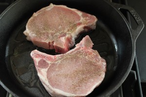 Baked Pork Chops with Dressing - Delectable
